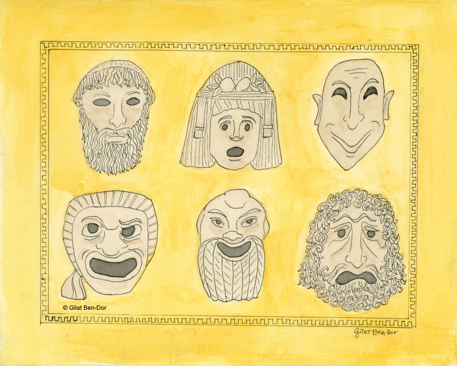 Falacio Mask Greek Theatre Masks