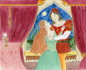 Star-Crossed Lovers: Romeo & Juliet - FINE ART PRINT By Gilat Ben-Dor - Curtain Up Gammage Theater exhibit