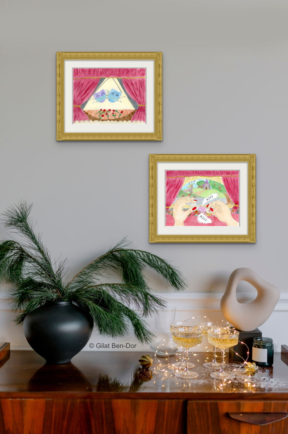 The Candy Wrapper - FINE ART PRINT By Gilat Ben-Dor - Curtain Up Gammage Theater exhibit