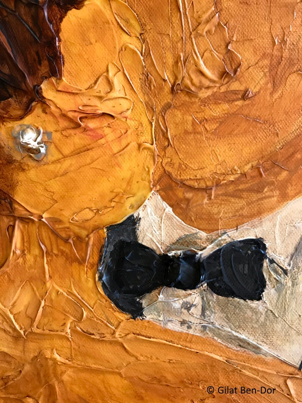 To Us Acrylic Painting by Gilat Ben-Dor